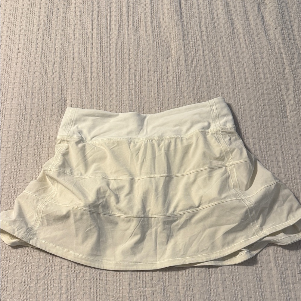 lululemon athletica cream circle skirt